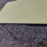 Yellow formica table