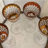 Baccarat colored crystal glasses