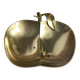 Vide-poche grosse pomme en laiton