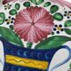 Pair of hand-painted antique plates – Rustic-chic floral decor