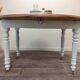 Console/table convertible in walnut