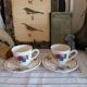 Sarreguemines coffee cups and saucers, Agreste model