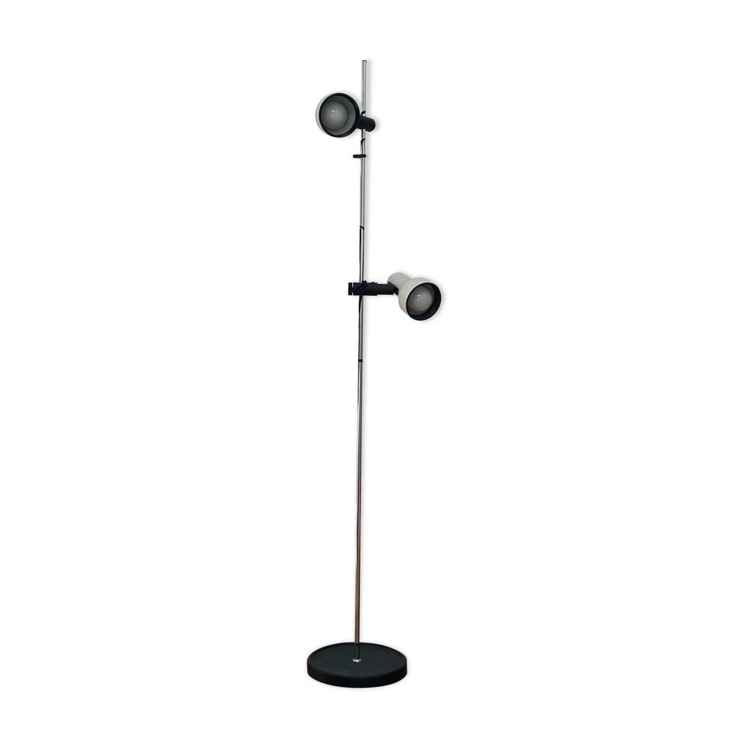 Two-light floor lamp published by Hustadt Leuchten, 1970s