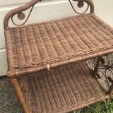 Peacock bedside table