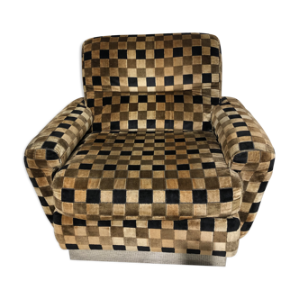 Velvet armchair