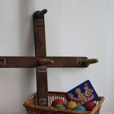 Set of 7 croquet wood balls