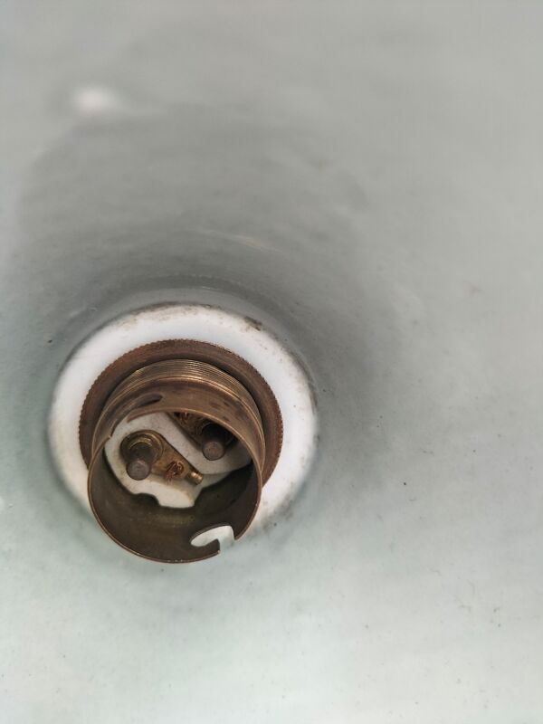 Suspension cône tôle émaillée