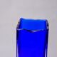 Vase sommerso by Petr hora, blue glass, Czech Republic, 1970