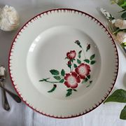 Grand plat rond de service sarreguemines modèle epernay