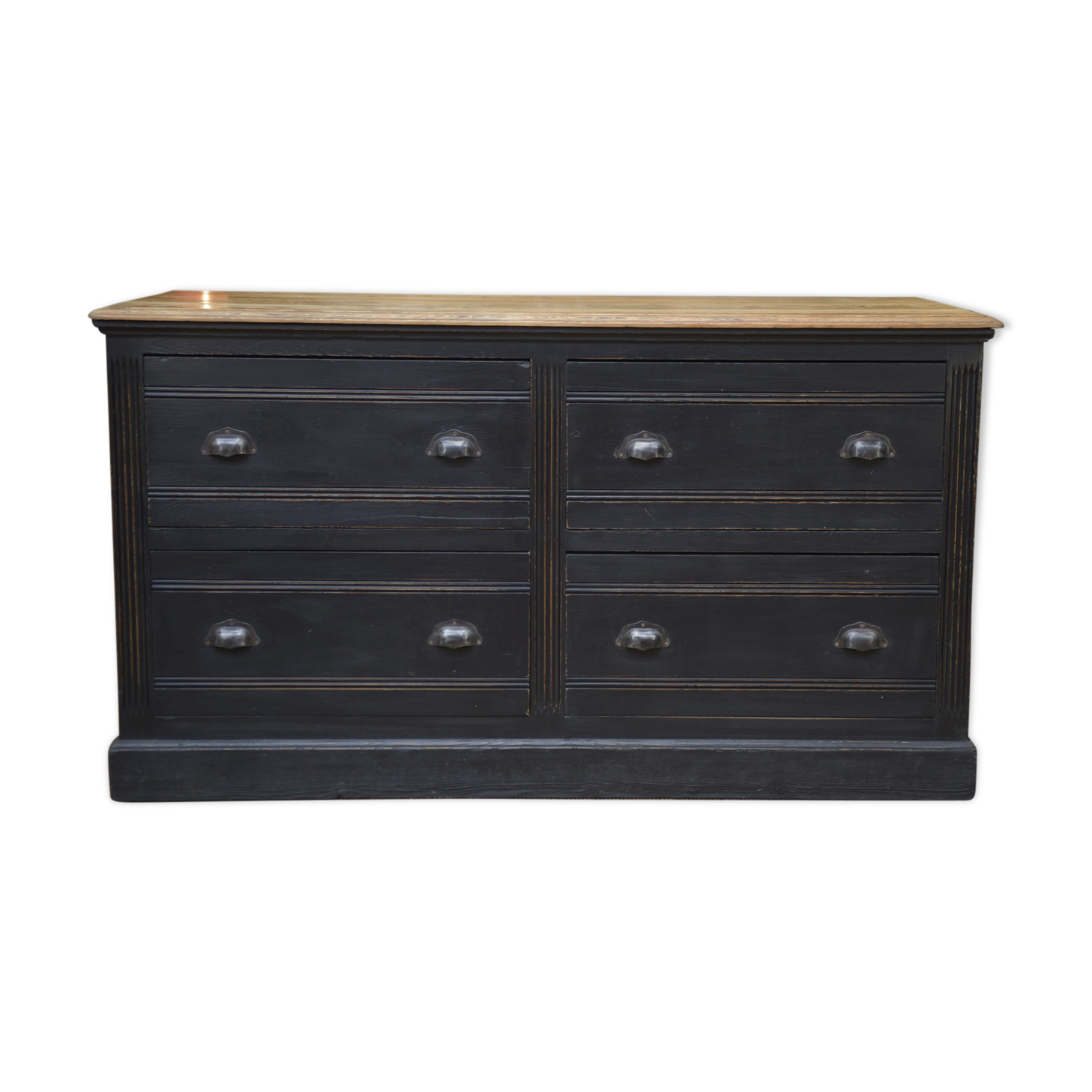 Commercial furniture has 4 large drawers fir 1930