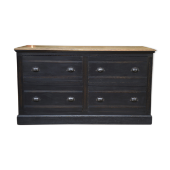 Commercial furniture has 4 large drawers fir 1930