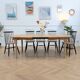 Vintage oak oval table