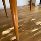 Table ronde extensible en teck