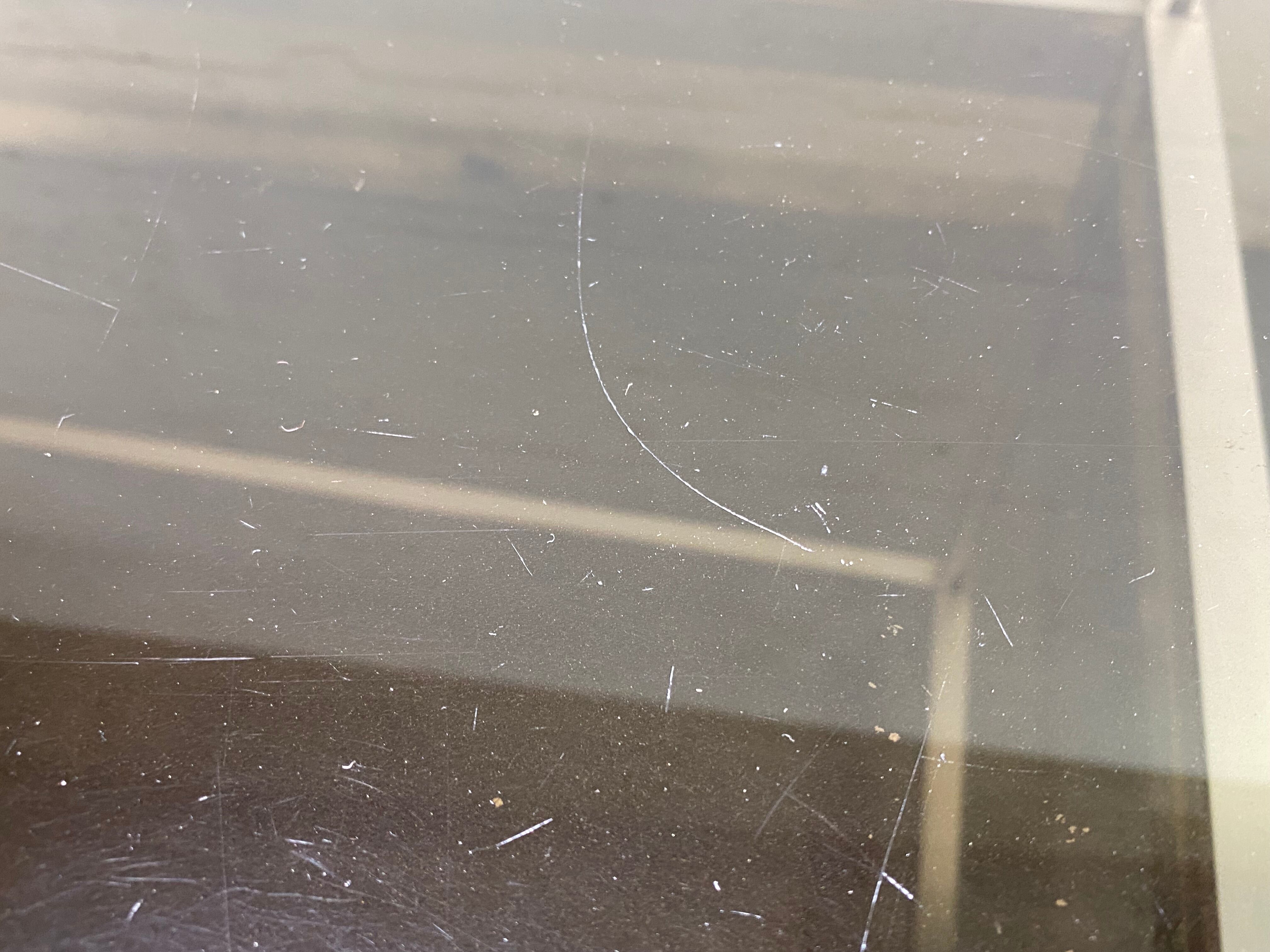 Aluminum and Glass Desk