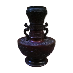 Vase en bronze japonais