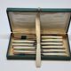 Household box of 12 vintage stainless steel knives and unbreakable resin