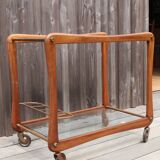 Scandinavian teak serving trolley