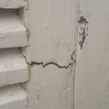 Shutters 4 leaves H148xW245cm (2) antique oak louvres pair 2