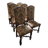 Chaises capitonnées