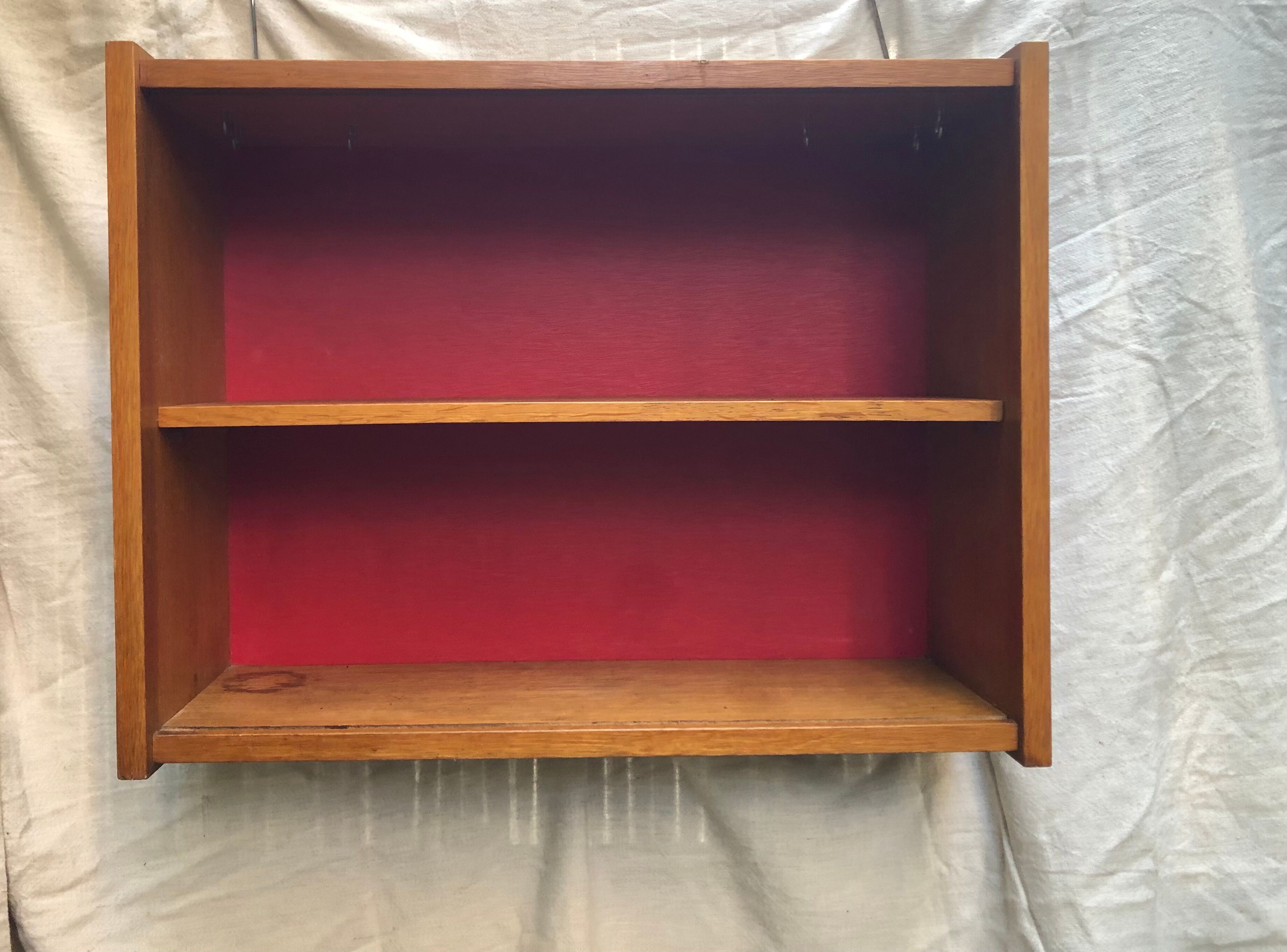 Wall showcase vintage storage furniture 60s