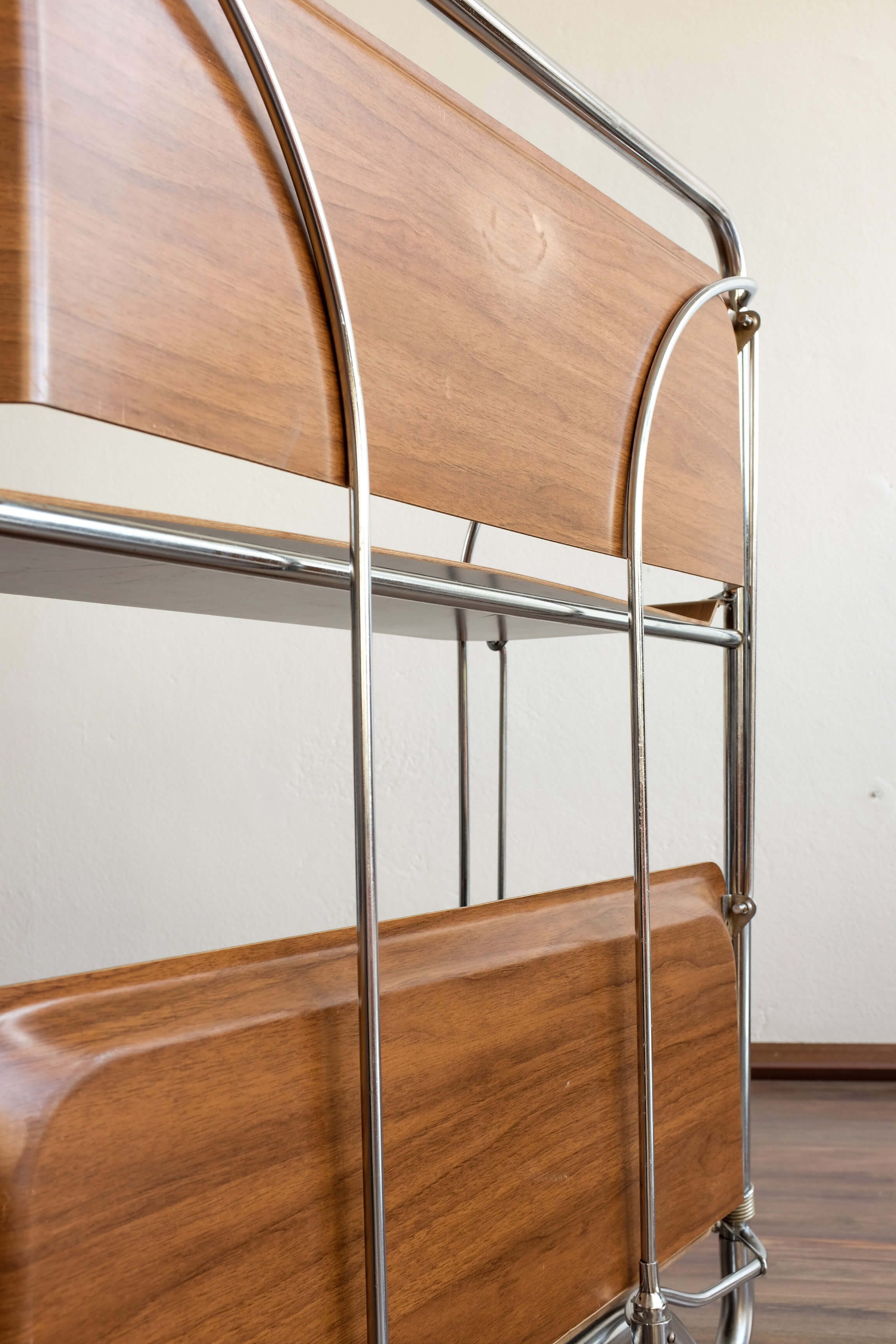 Folding serving trolley "Dinett" by Bremshey, Germany, 1960