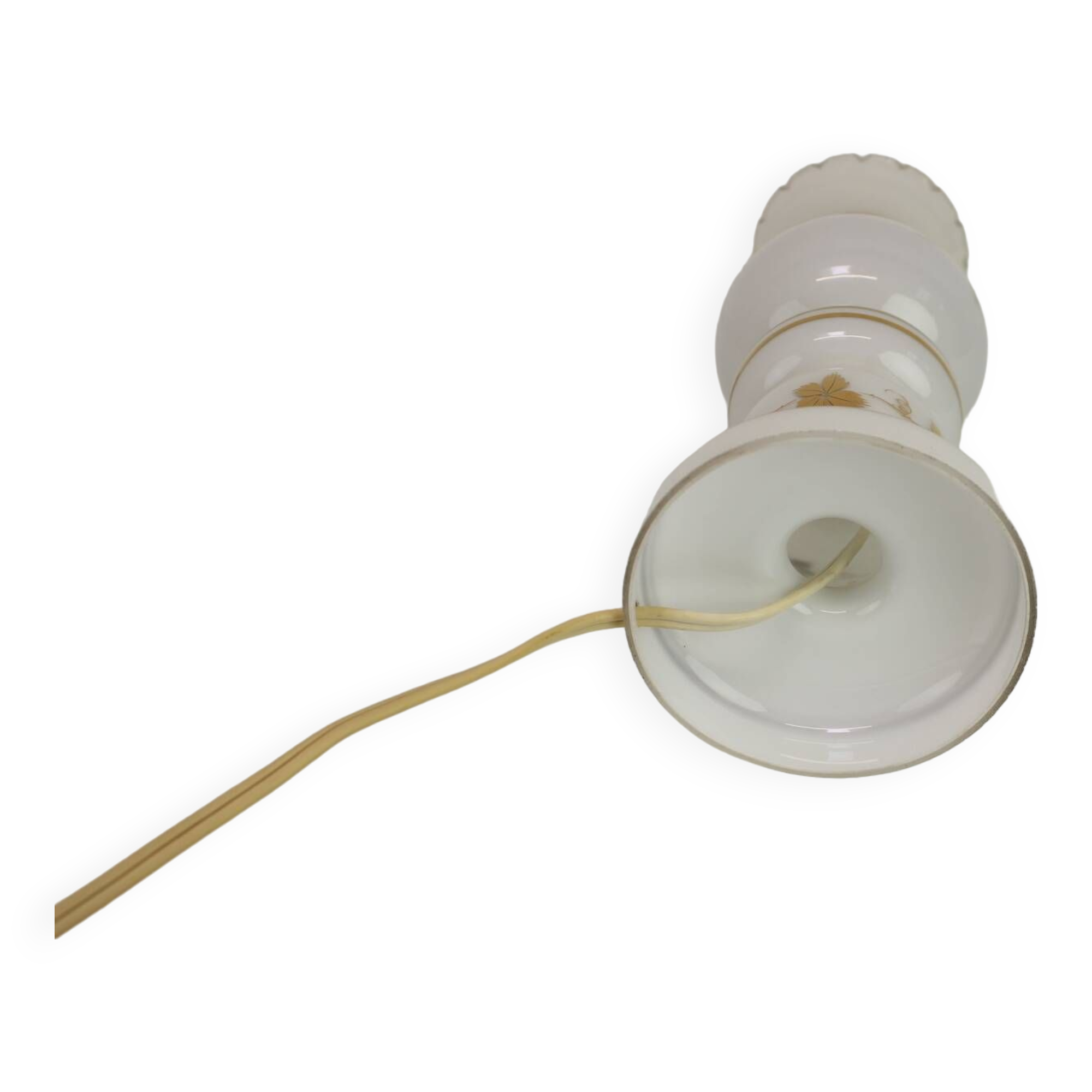 Lampe de table vintage en verre, années 1980, Allemagne