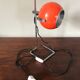Lampe eye ball orange vintage années 70