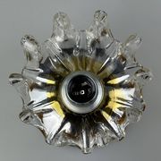 60s 70s wall lamp Wall Sconce made of metal & Murano glass Space Age design