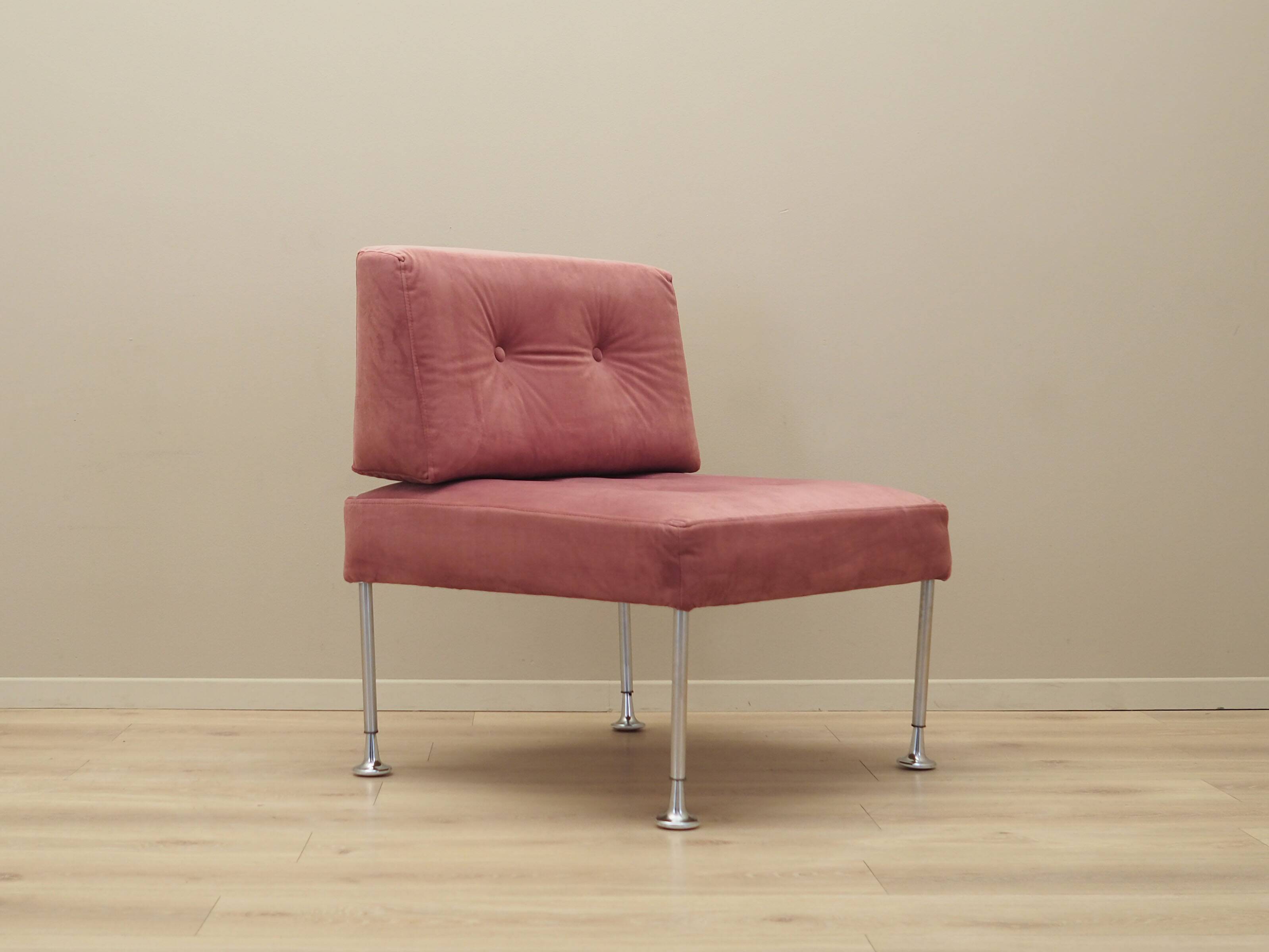 Fauteuil danois rose par Poul Cadovius, années 1960