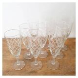 Set of 9 Champagne flutes