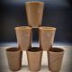 Set 6 cups Digoin stoneware