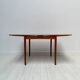 1960s vintage mid-century Danish teak extendable dining table by Poul Hundvad for Hundevad & Co.