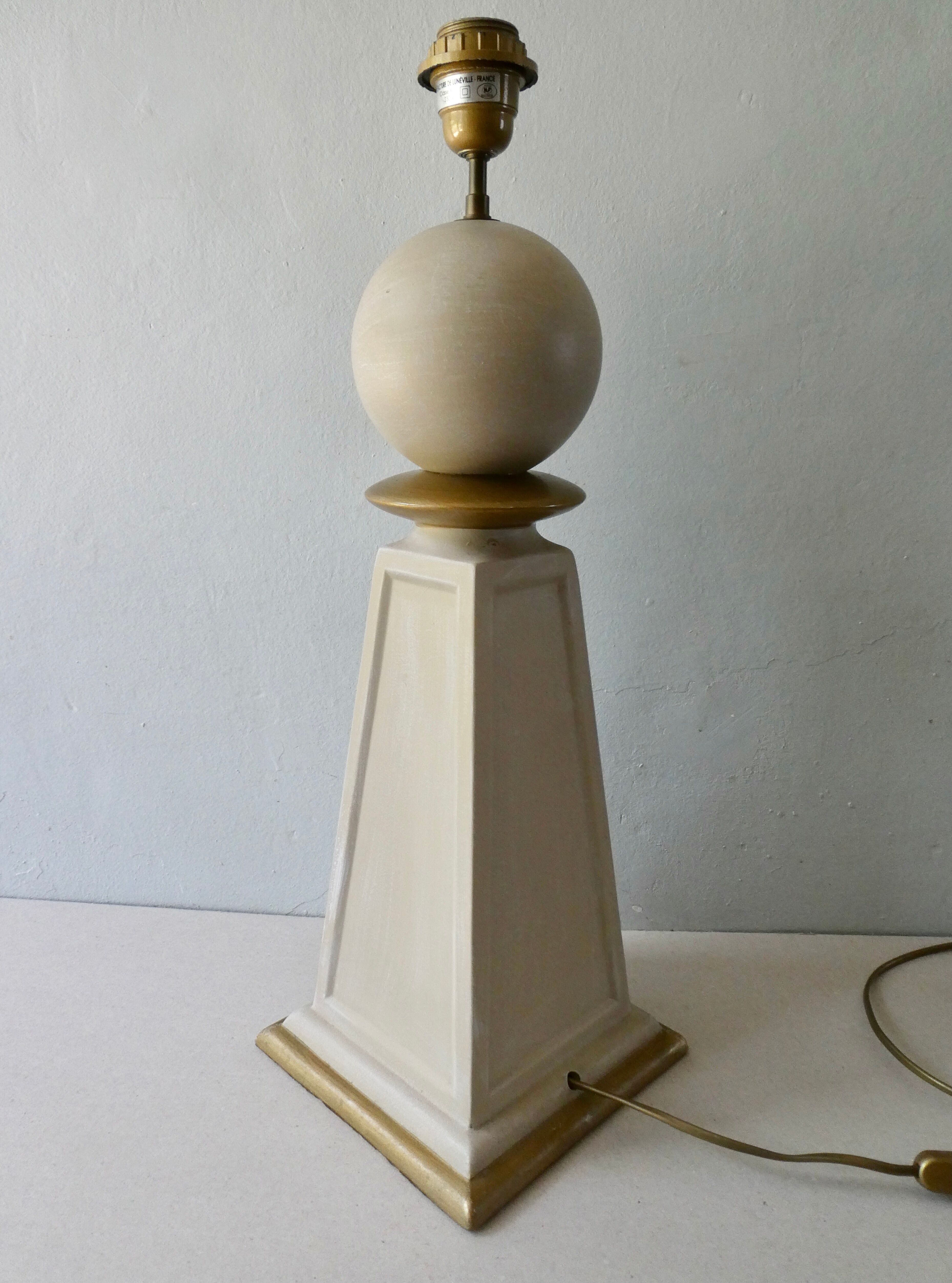 Ceramic lamp Pierre Casenove for Luneville, 80s