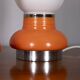 Vintage Italian Glass Table Lamps, 1970s, Set of 2