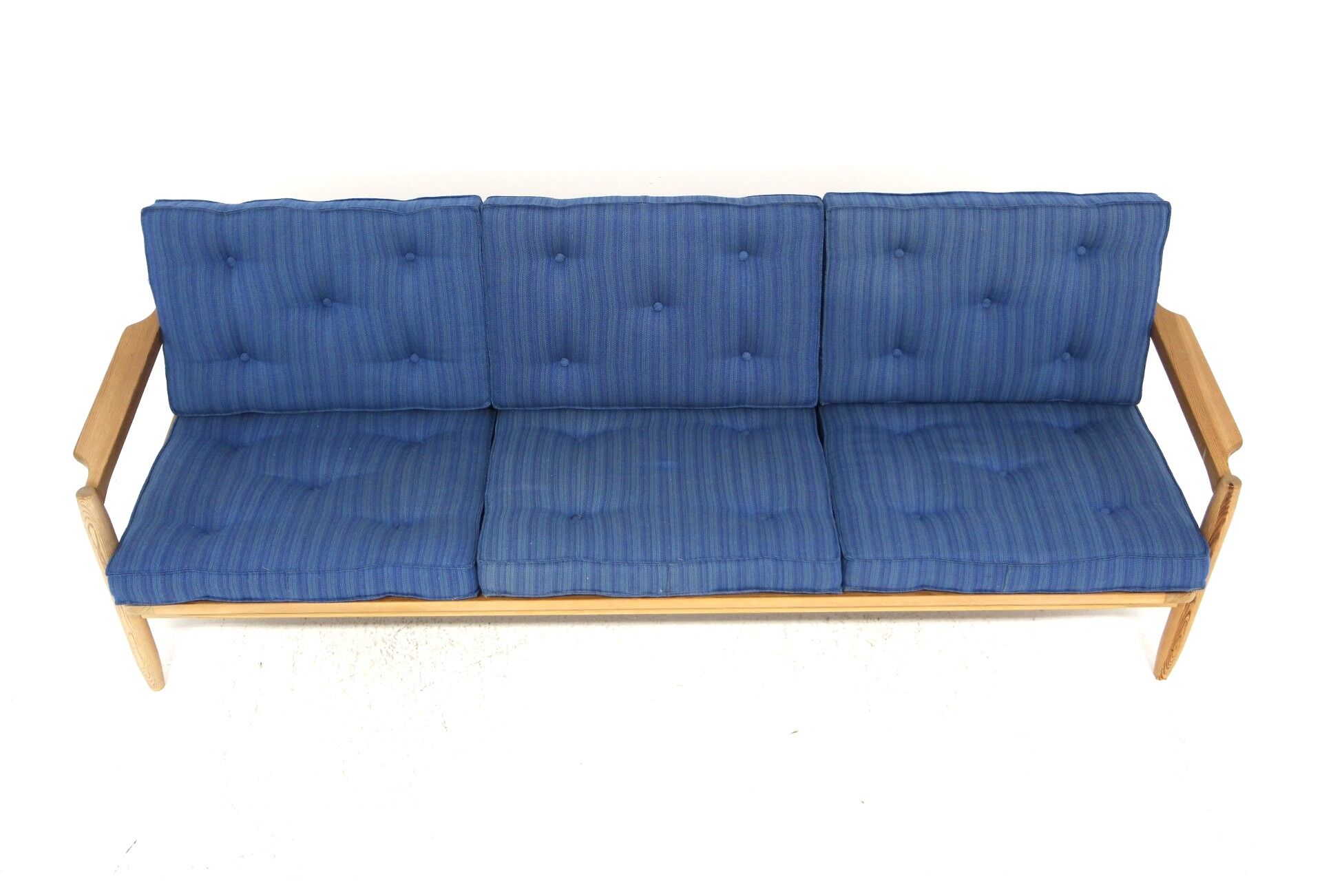 3-seater pine sofa, Sweden, 1970