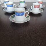 6 coffee cups with saucer