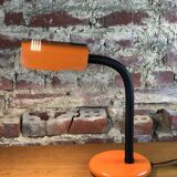 Orange desk lamp targetti, 1970