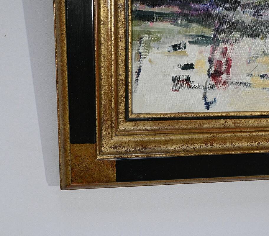 Oil on canvas “Concarneau”, signed S. Blaszczyk – 1991