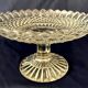 Coupe sur pied ou compotier en cristal moule de baccarat vers 1880