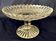 Footed bowl or compote in moulded crystal by Baccarat circa 1880
