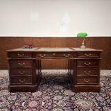 Classic English Chesterfield Partnerdesk Desk
