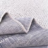 7x10 Light Blue Wool Handmade Woshable Moroccan Rug, 206x304Cm