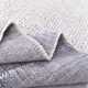 7x10 Light Blue Wool Handmade Woshable Moroccan Rug, 206x304Cm