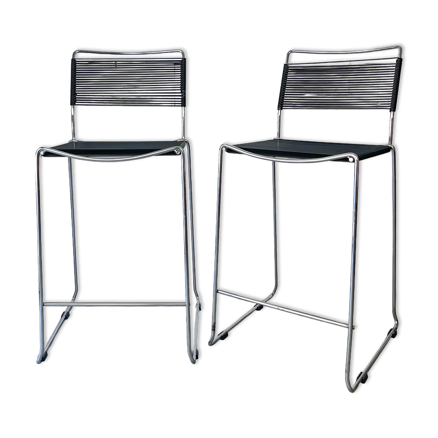 Mid-Century Spaghetti Bar Stools by Giandomenico Belotti for Alias, Italy, 1980s