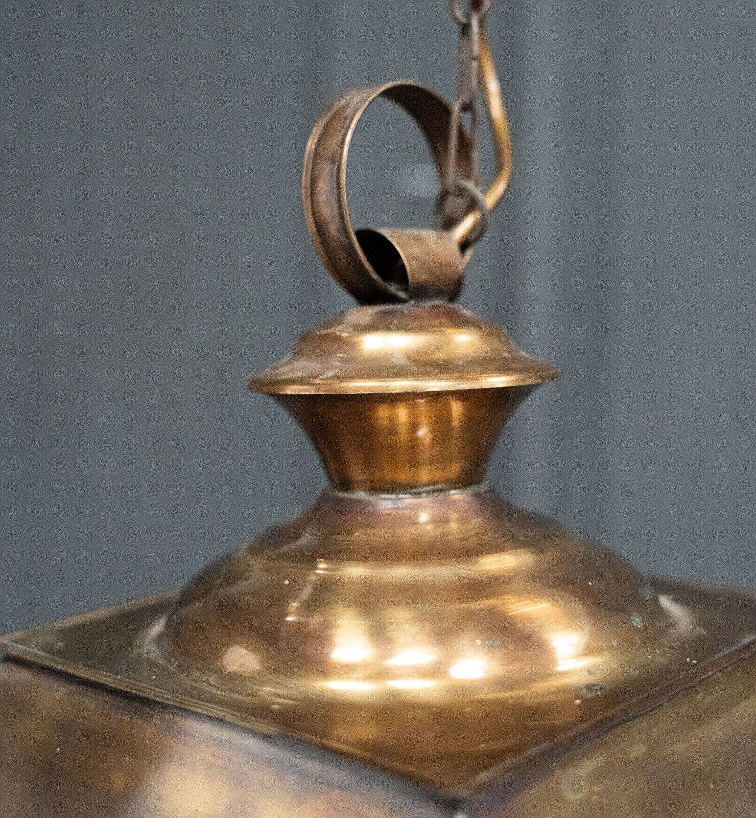 Copper or brass lantern mid-twentieth 1960