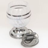 Clichy and chrome lamp