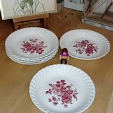 Assiettes porcelaine Lunéville