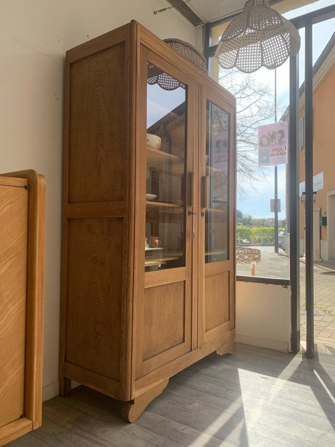 Art Deco glass cabinet