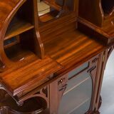 Art Nouveau Cabinet with Mirror, 1890s