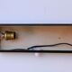 Pair of modernist metal wall light model 212, by Jacques Biny for Luminalite